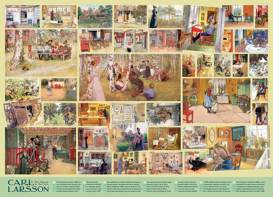 Cobble Hill - Carl Larrson 1000 Piece Jigsaw Puzzle