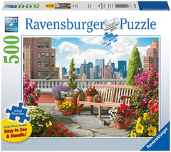 Ravensburger - Rooftop Garden Puzzle 500 Piece Large Format Puzzle