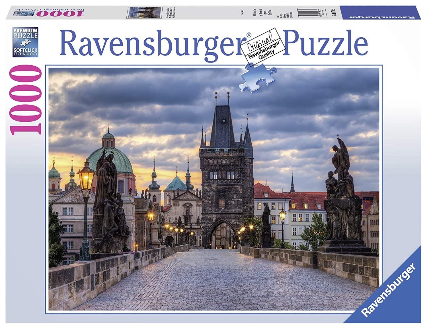 Across Charles Bridge at Dawn Puzzle 1000p