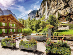 Ravensburger - Lauterbrunnen Switzerland 500 Piece Large Format Family Jigsaw Puzzle