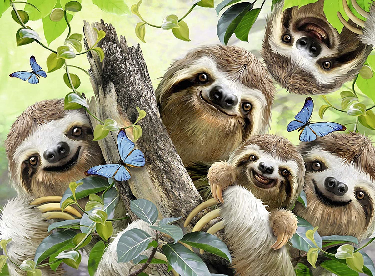 Ravensburger - Sloth Selfie 500 Piece Jigsaw Puzzle