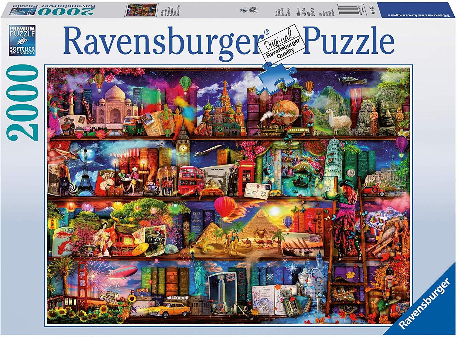 Ravensburger - Aimee Stewart: World of Books 2000 Piece Adult's Jigsaw Puzzle