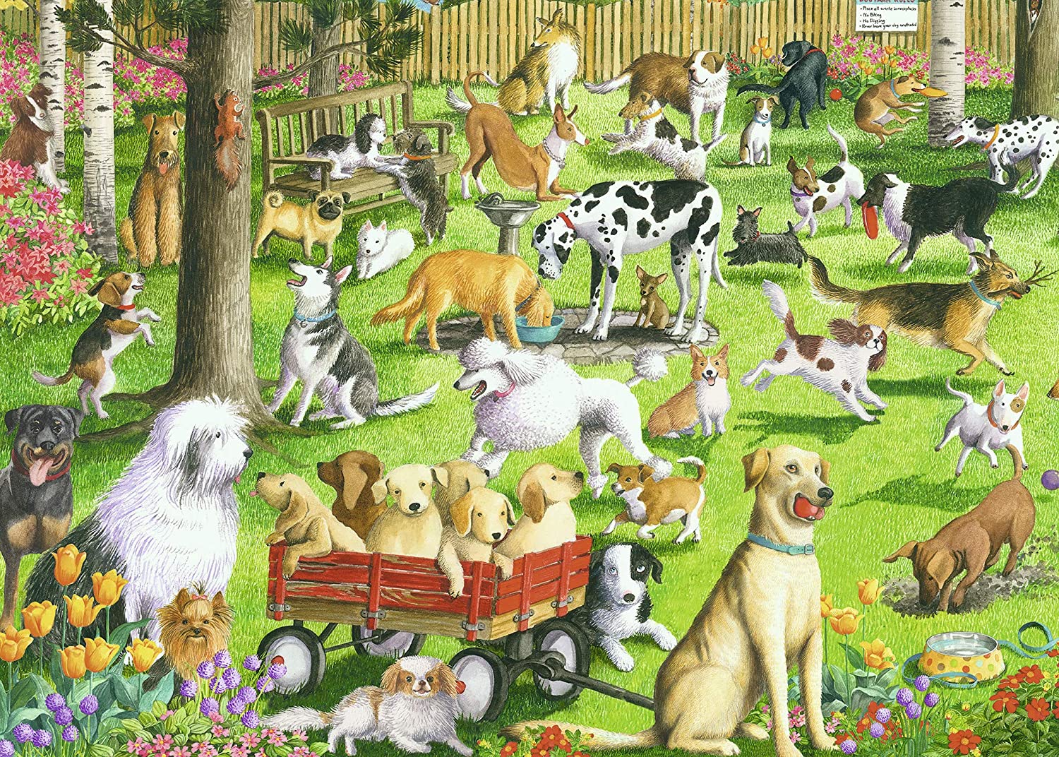 At the Dog Park Puzzle 500pcLF