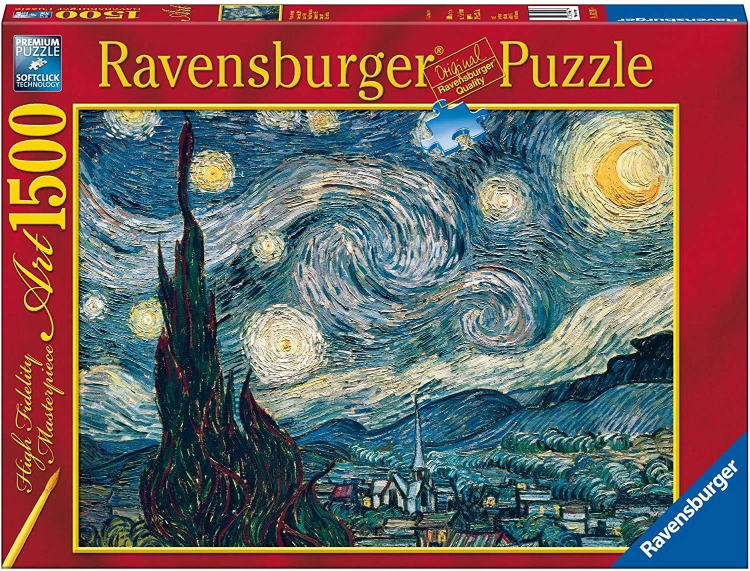 Ravensburger - Van Gogh: Starry Night 1500 Piece Jigsaw Puzzle