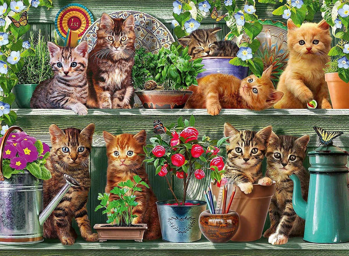 Ravensburger - Cats on the Shelf 500 Piece Jigsaw Puzzle