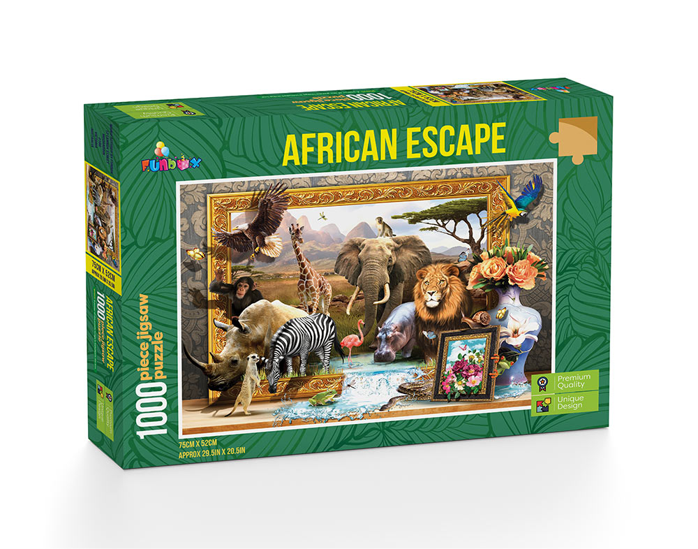 Funbox - African Escape Jigsaw Puzzle 1000 Pieces