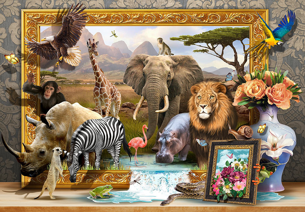 Funbox - African Escape Jigsaw Puzzle 1000 Pieces