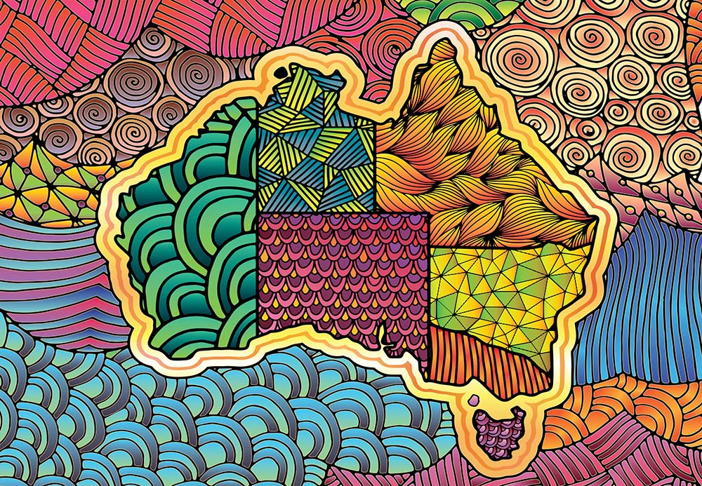 Funbox - Australia Flair 1000 Piece Jigsaw Puzzle