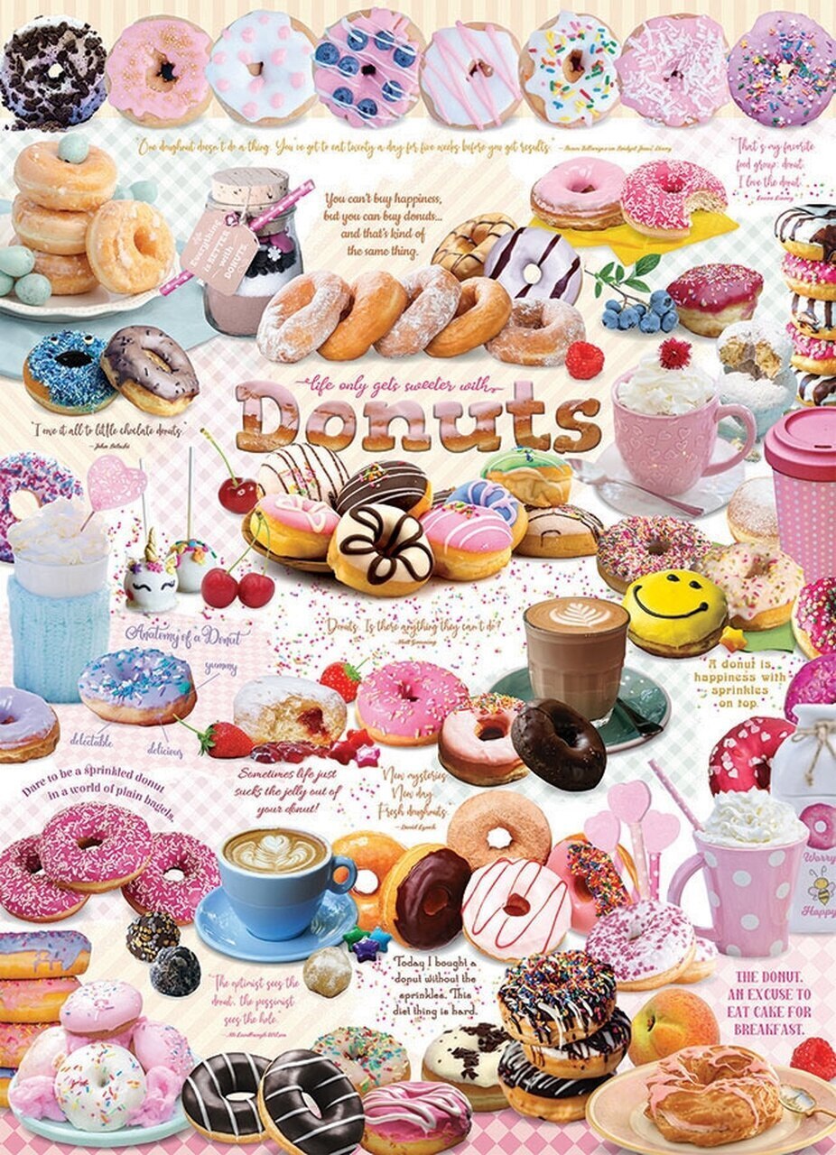 Cobble Hill - Donut Time 1000 Piece Jigsaw Puzzle