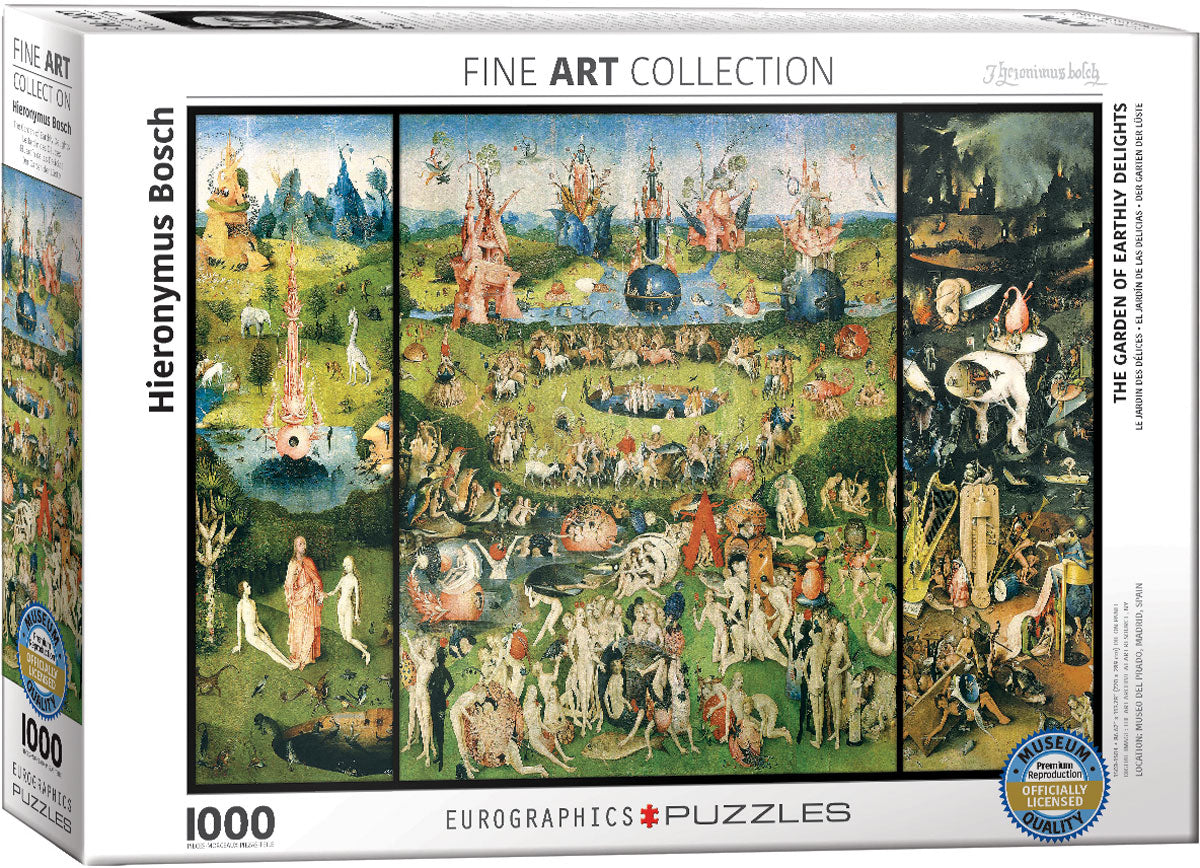 Eurographics - The Garden of Earthly Delights 1000 Piece Jigsaw Puzzle