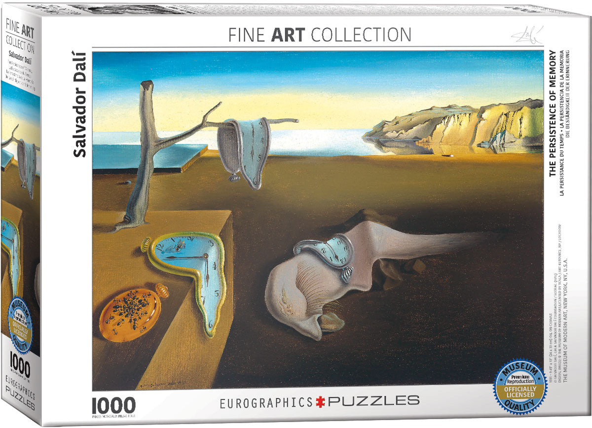 Eurographics - The Persistence of Memory 1000 Piece Jigsaw Puzzle