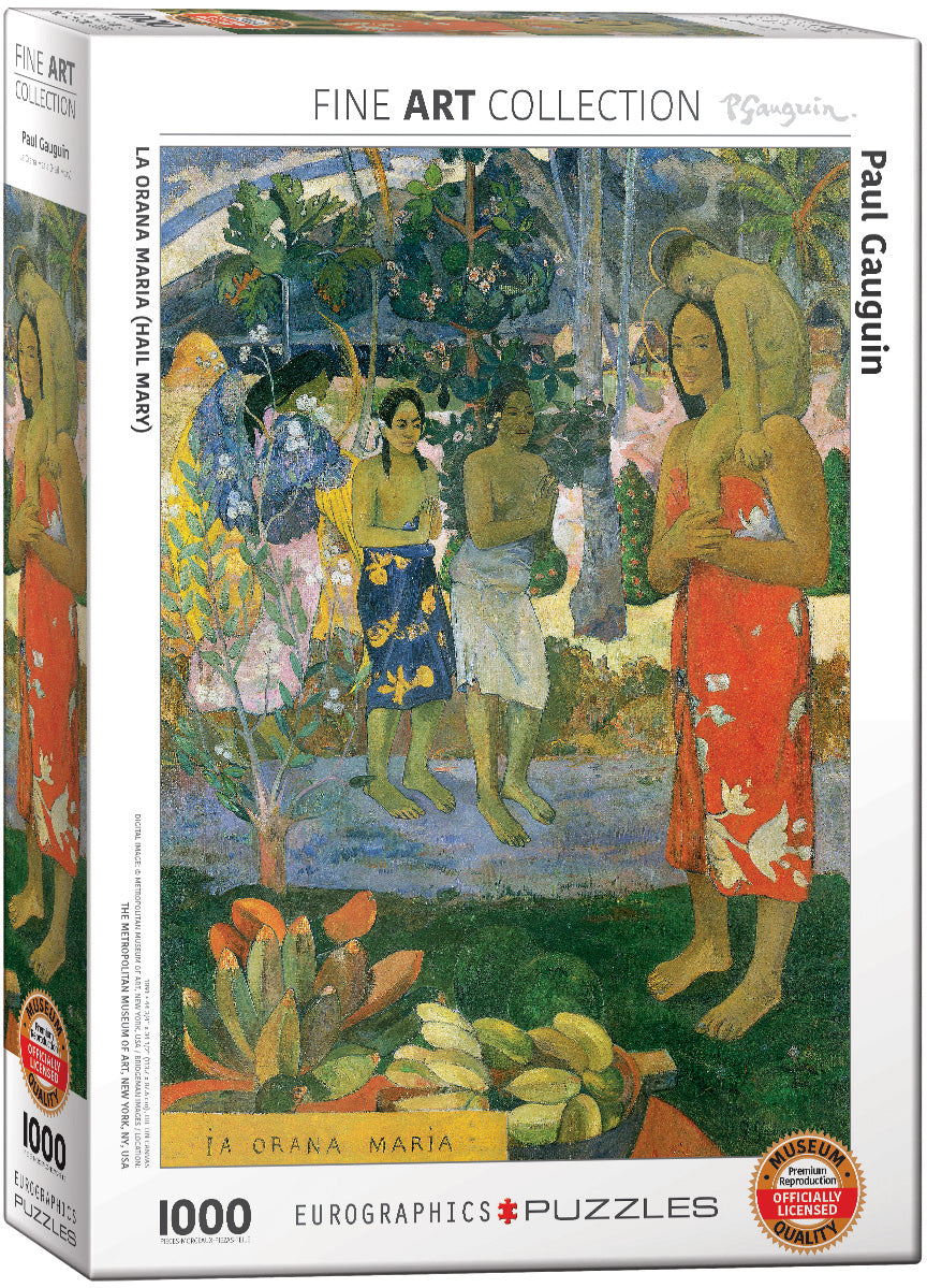 Eurographics - Gauguin, La Orana Maria Delights 1000 Piece Jigsaw Puzzle