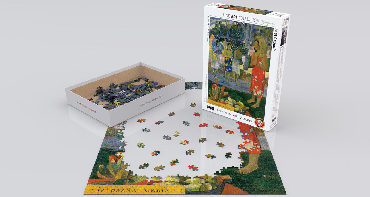 Eurographics - Gauguin, La Orana Maria Delights 1000 Piece Jigsaw Puzzle