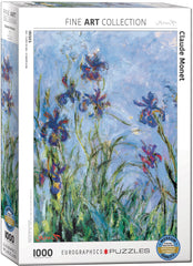 Eurographics - Monet - Irises 1000 Piece Jigsaw Puzzle