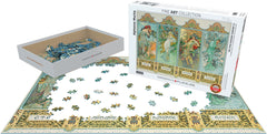 Eurographics - Mucha, The Four Seasons 1000 Piece Jigsaw Puzzle