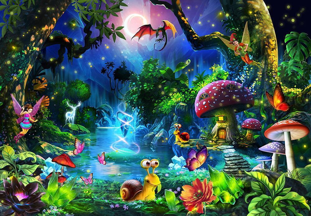 Funbox - Fantasy Forest 1000 Piece Jigsaw Puzzle