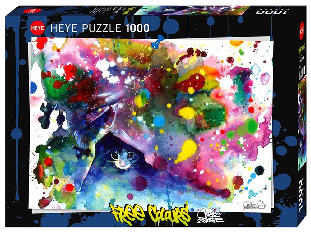 HEYE - Free Colours: Meow 1000 Piece Jigsaw Puzzle