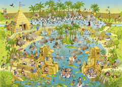 HEYE - Funky Zoo: Nile Habitat 1000 Piece Jigsaw Puzzle