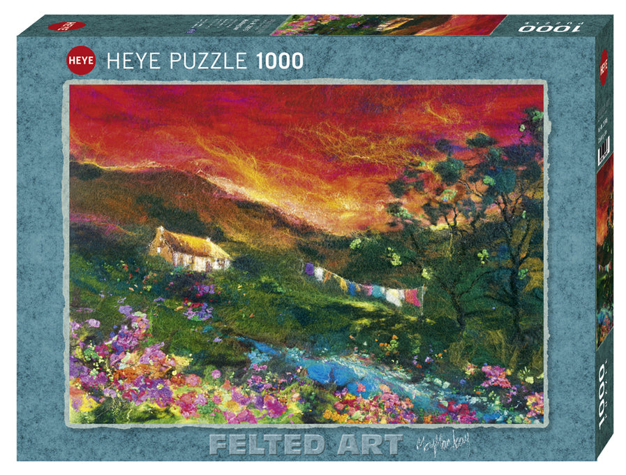 HEYE - Felted Art: Washing Line 1000 Piece Adult's Jigsaw