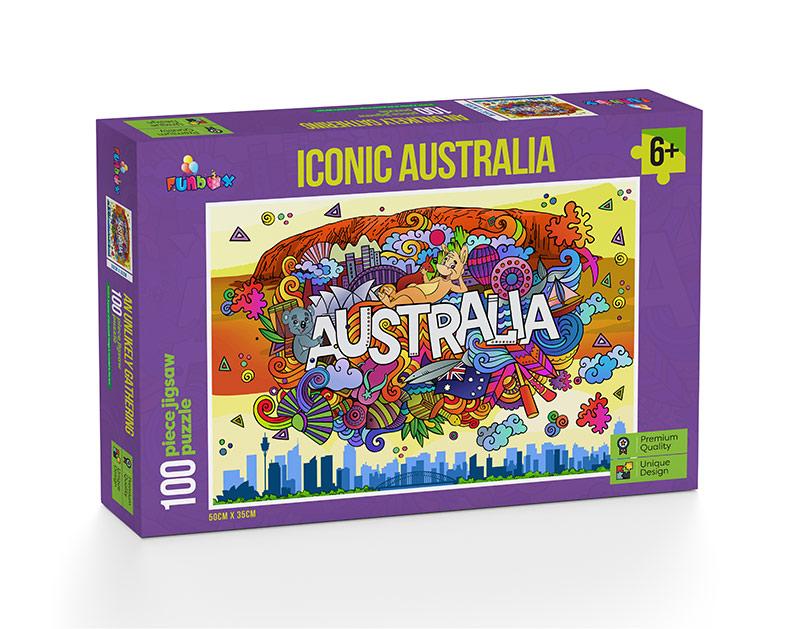 Funbox - Iconic Australia 100 Piece Jigsaw Puzzle