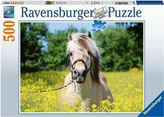 Ravensburger - White Horse 500 Piece Family Jigsaw Puzzle