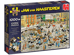 Jumbo - Jan van Haasteren: The Cattle Market 1000 Piece Adult's Jigsaw Puzzle