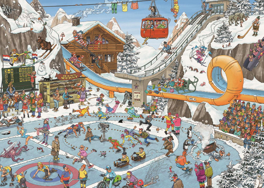 Jumbo - Jan van Haasteren: Winter Games 1000 Piece Adult's Jigsaw Puzzle