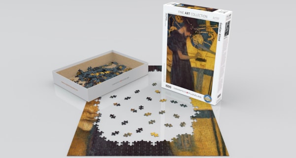 Eurographics - The Music by Gustav Klimt 1000 Piece Jigsaw Puzzle