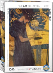 Eurographics - The Music by Gustav Klimt 1000 Piece Jigsaw Puzzle