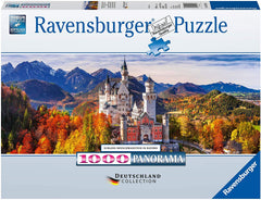 Ravensburger - Panorama: Castle, Bavaria 1000 Piece Adult's Puzzle