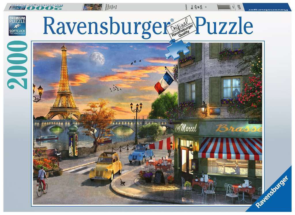 Ravensburger - Paris Sunset Puzzle 2000 Piece Adult's Jigsaw Puzzle