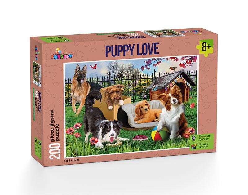 Funbox - Puppy Love Jigsaw Puzzle 200 Pieces