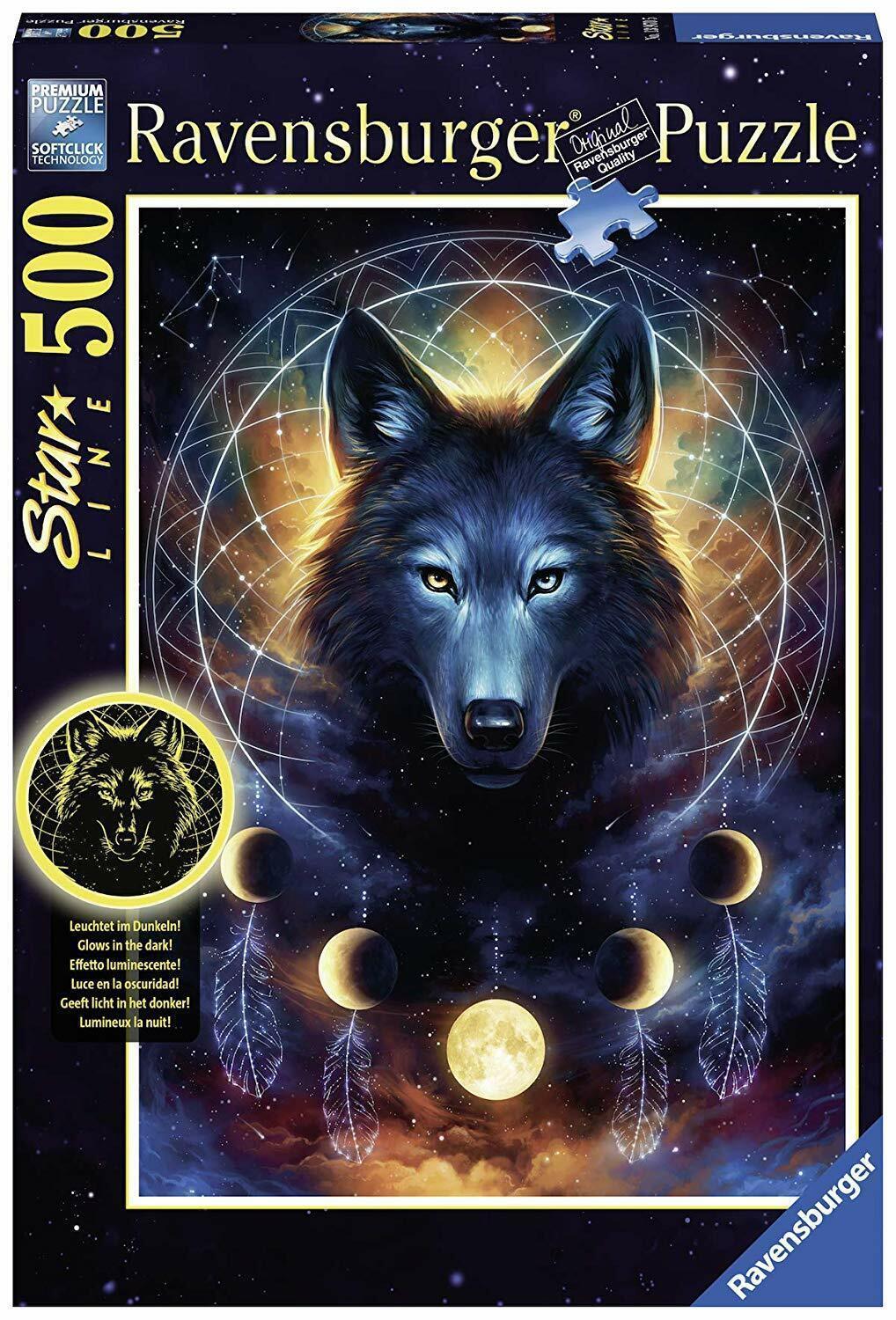 Ravensburger - Star Line: Lunar Wolf Puzzle 500 Piece Puzzle