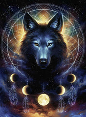 Ravensburger - Star Line: Lunar Wolf Puzzle 500 Piece Puzzle