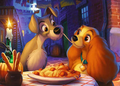 Ravensburger - Disney Moments: 1955 Lady and the Tramp 1000 Piece Puzzle