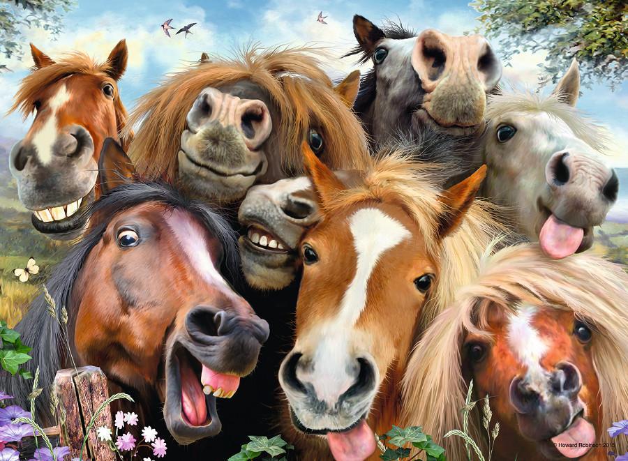 Ravensburger - Horsing Around 500 Piece Family Jigsaw Puzzle