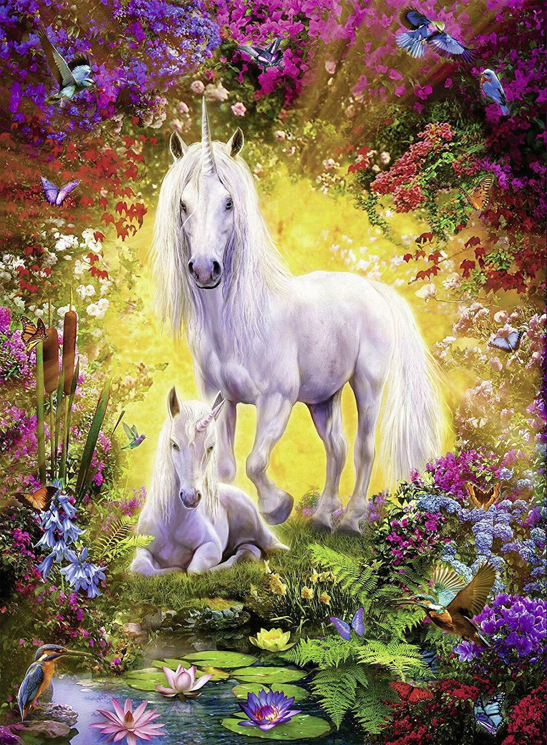 Ravensburger - Unicorn and Foal 500 Piece Jigsaw Puzzle