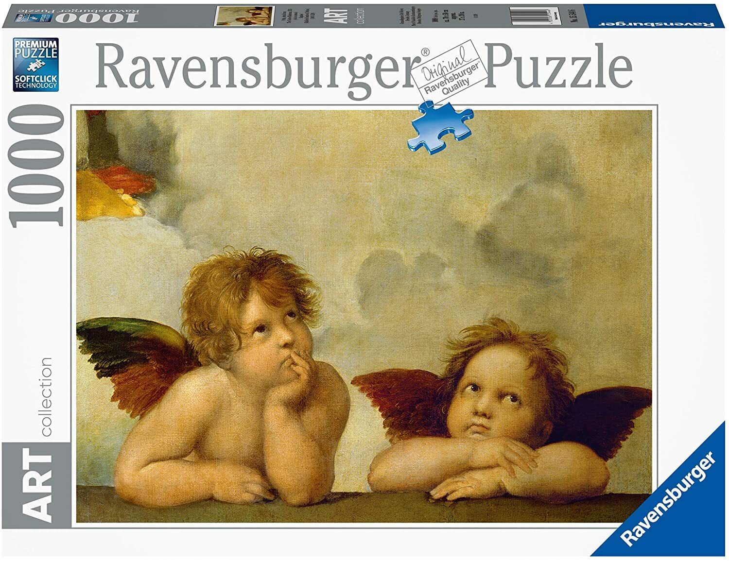 Ravensburger - Art Collection: Raphael: Putti, detail from The Sistine Madonna 1000 Piece Jigsaw Puzzle