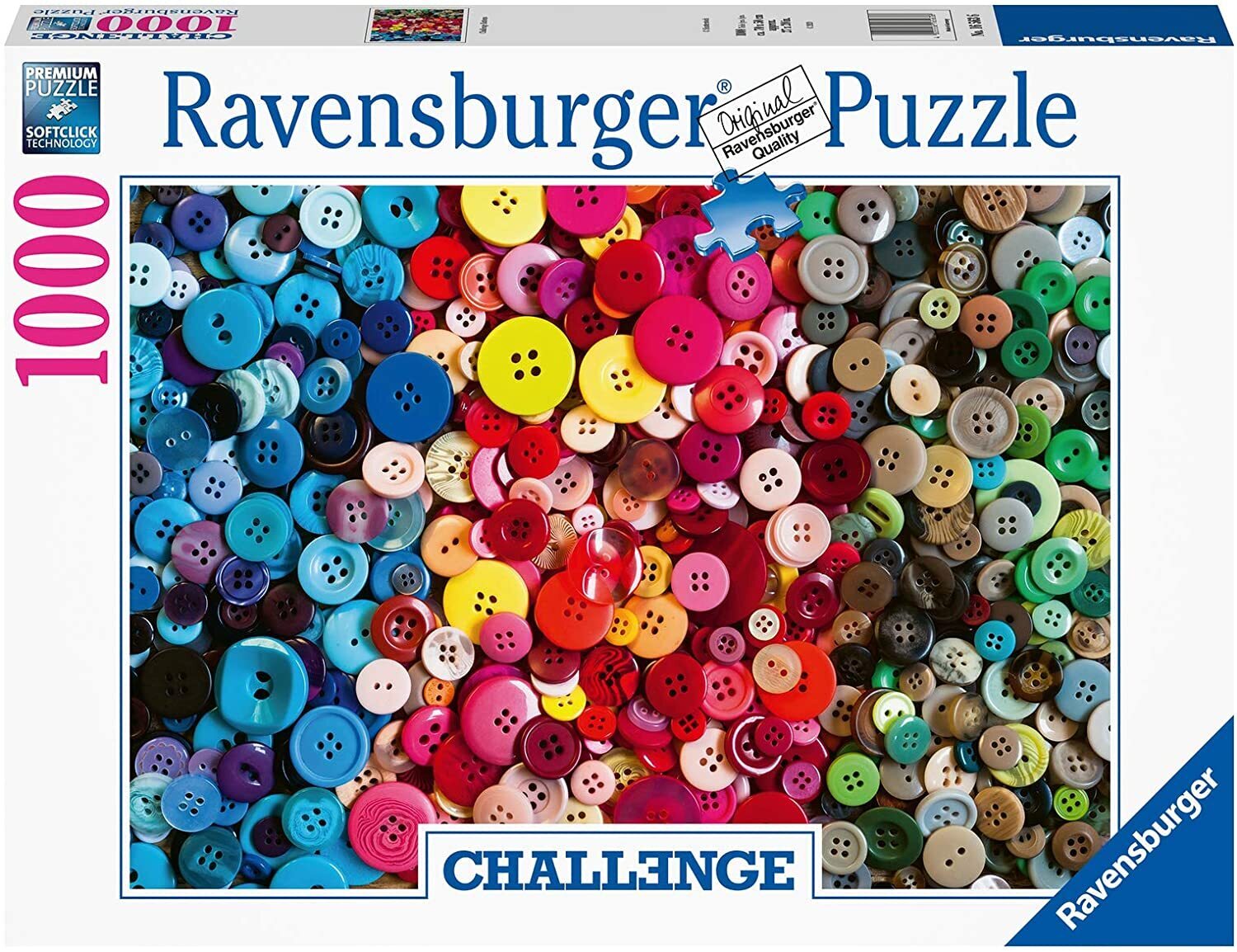 Ravensburger - Challenge Buttons 1000 Piece Jigsaw Puzzle