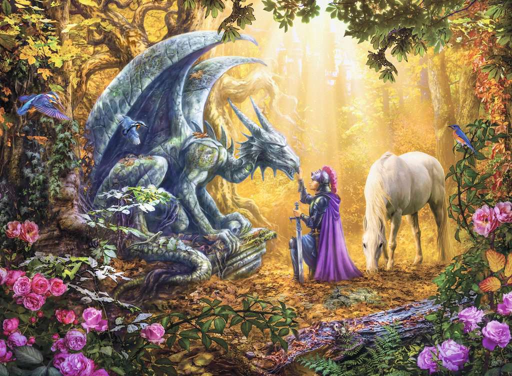 Ravensburger - Dragon Whisperer 500 Piece Family Jigsaw Puzzle