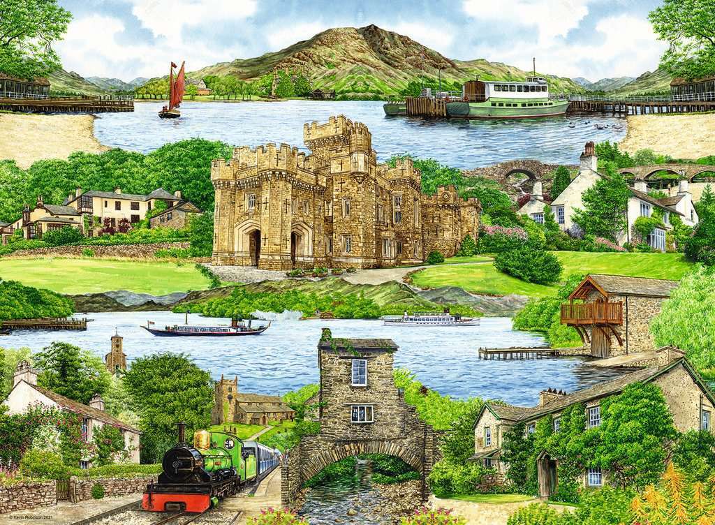 Ravensburger - Escape to The Lake District 500 Piece Jigsaw Puzzle