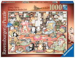 Ravensburger - Crazy Cats: Bingleys Bookclub 1000 Piece Adult's Puzzle