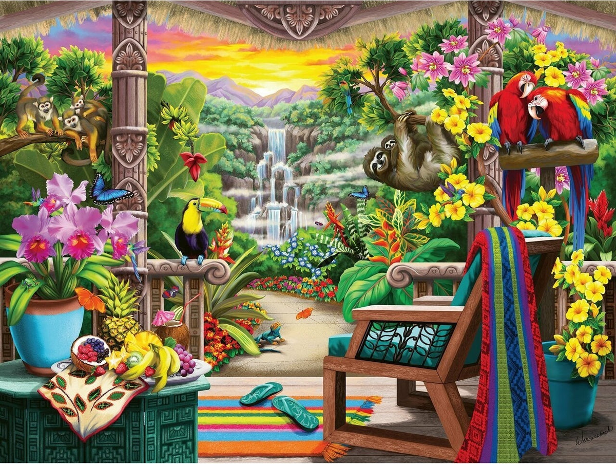 Ravensburger - Tropical Retreat 750 Piece Large Format Adult's Puzzle