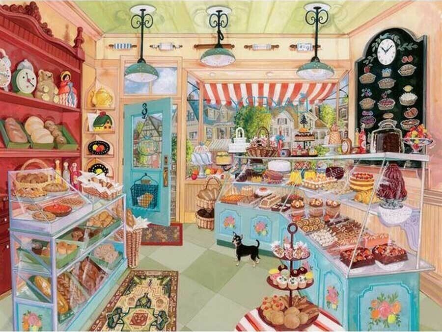 Ravensburger - Corner Bakery 750 Piece Large Format Puzzle