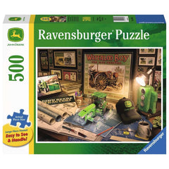 Ravensburger - John Deere Work Desk 500 Piece Large Format Puzzle