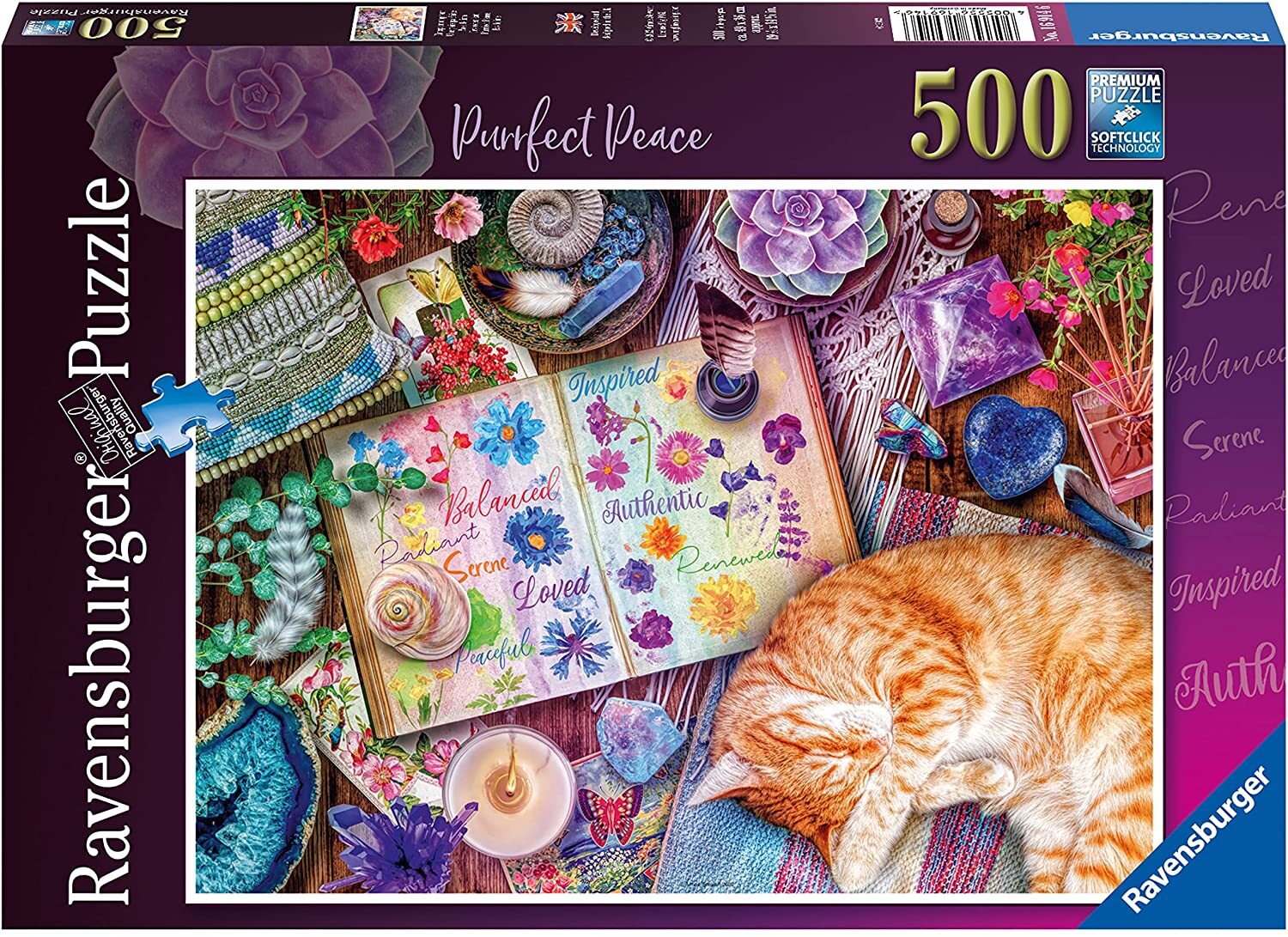 Ravensburger - Purrfect Peace 500 Piece Jigsaw Puzzle