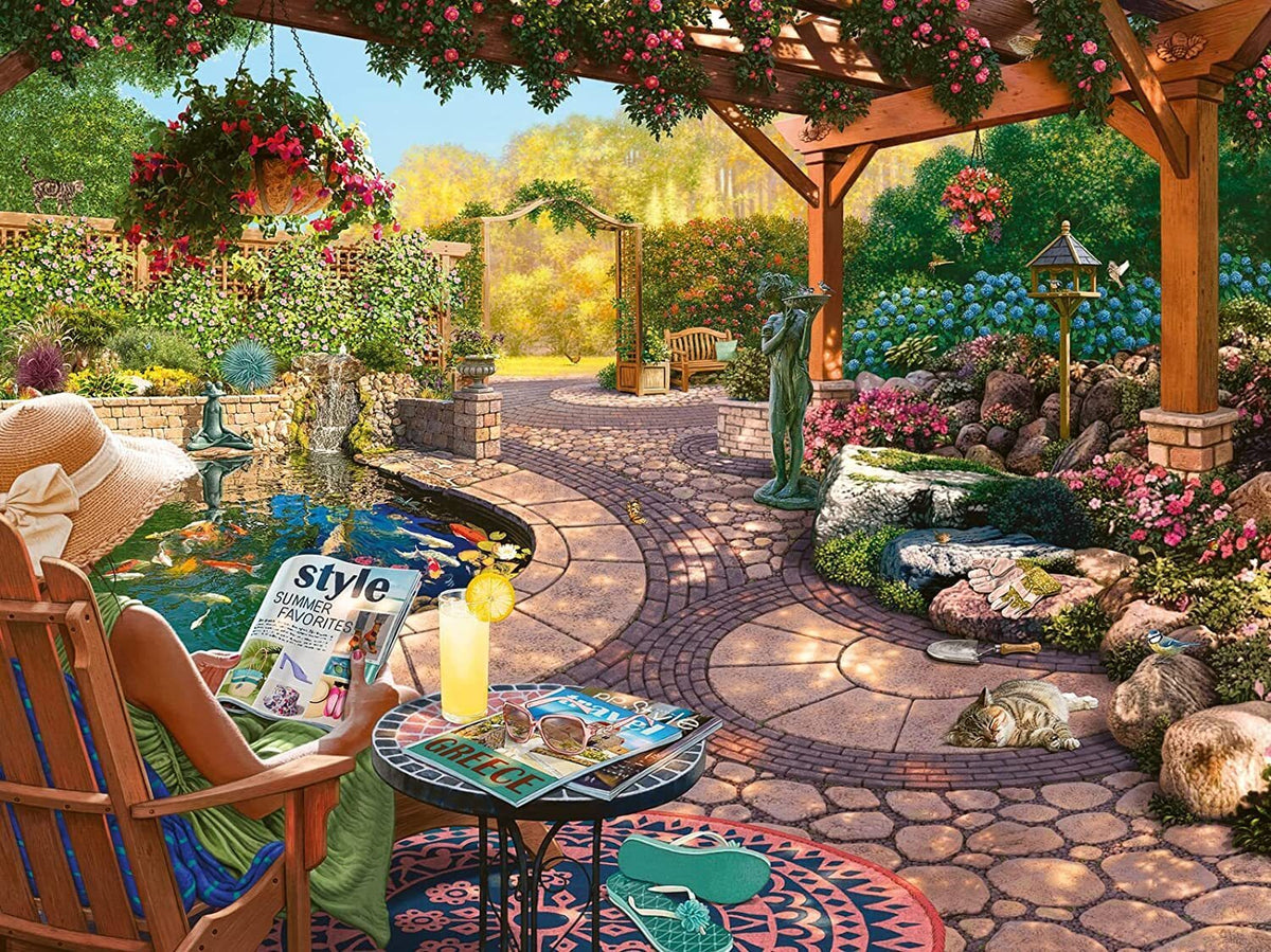 Ravensburger - Cozy Backyard Bliss 750 Piece Large Format Puzzle