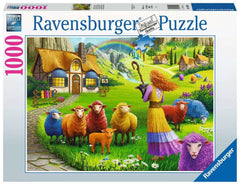 Ravensburger - The Happy Sheep Yarn Shop 1000 Piece Adult's Puzzle