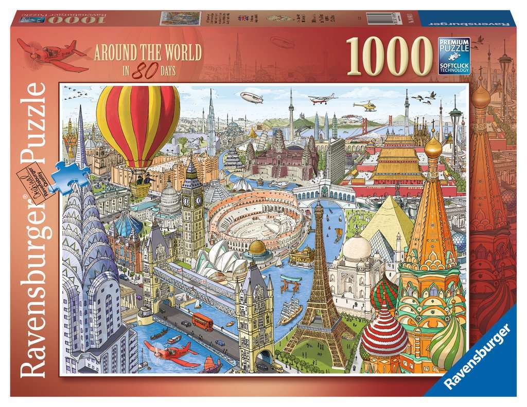 Ravensburger - Around the World in 80 Days 1000 Piece Jigsaw Puzzle