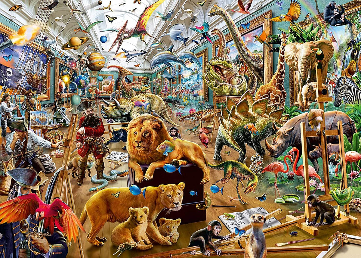 Ravensburger - Chaos in the Gallery 1000 Piece Jigsaw Puzzle